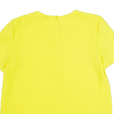 WHISTLES Womens Top Yellow UK 12