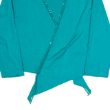 PHASE EIGHT Shawl Womens Top Blue 3/4 Sleeve UK 10