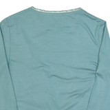 PHASE EIGHT Shawl Womens Top Blue 3/4 Sleeve UK 10