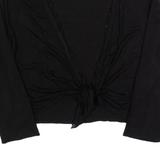 PHASE EIGHT Shawl Womens Top Black 3/4 Sleeve UK 10