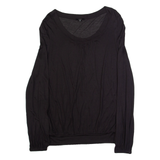 HOBBS LONDON Womens Top Black Long Sleeve M