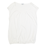 JIGSAW Womens Top White Sleeveless S