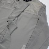 DKNY Frill Womens Shirt Grey Collared Long Sleeve XXS