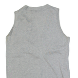 DKNY Womens Top Grey V-Neck Sleeveless S