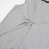 DKNY Womens Top Grey V-Neck Sleeveless S
