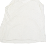 MASSIMO DUTTI Womens Camisole Top Cream Sleeveless M