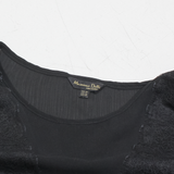 MASSIMO DUTTI Womens Top Black Sleeveless XS