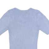 JACK WILLS Womens Top Blue V-Neck UK 10