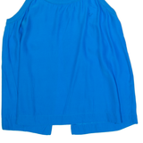 TRUE RELIGION Womens Vest Blue Sleeveless S