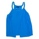 TRUE RELIGION Womens Vest Blue Sleeveless S