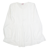 PHASE EIGHT Womens Top White Long Sleeve UK 12