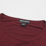DKNY Womens Bardot Top Maroon L