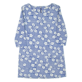 WHITE STUFF Womens Day Dress Blue Floral Knee Length UK 12
