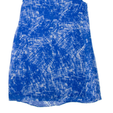 DKNY Womens Day Dress Blue Sleeveless Knee Length M