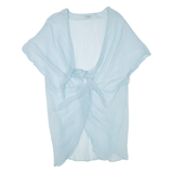 JIGSAW Womens Day Dress Blue Short Sleeve Short L