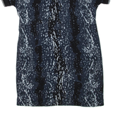 MINT VELVET Womens T-Shirt Dress Grey Spotted Short Sleeve Short UK 18