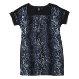 MINT VELVET Womens T-Shirt Dress Grey Spotted Short Sleeve Short UK 18