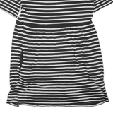 JACK WILLS Womens Day Dress Blue Striped Short Sleeve Short UK 10