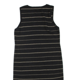 LAUREN RALPH LAUREN Womens Day Dress Black Striped Sleeveless Knee Length L