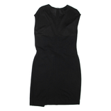 COS Womens Pencil Dress Black Viscose Sleeveless Knee Length M