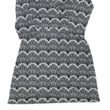 BCBGMAXAZRIA Womens Day Dress Black Viscose Floral Long Sleeve Knee Length M