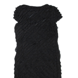 PHASE EIGHT Womens Day Dress Black Short Sleeve Knee Length M