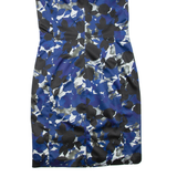 COAST Womens Pencil Dress Blue Floral Sleeveless Knee Length M