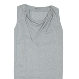 COS Womens Jumper Dress Grey Sleeveless Short XS