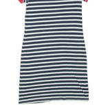 JACK WILLS Womens T-Shirt Dress Blue Striped Short Sleeve Short UK 8