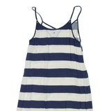 HILFIGER DENIM Womens Day Dress Blue Striped Sleeveless Short L