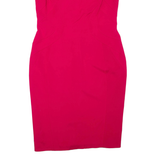 COAST Womens Pencil Dress Pink Viscose Sleeveless Knee Length UK 14