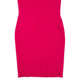 COAST Womens Pencil Dress Pink Viscose Sleeveless Knee Length UK 14