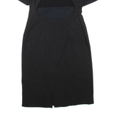 BA&SH Womens Pencil Dress Black Viscose Short Sleeve Knee Length S