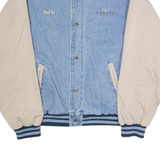 PORT AUTHORITY Carver Yachts 'Pat H' Mens Bomber Jacket Blue USA Colourblock 2XL