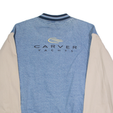 PORT AUTHORITY Carver Yachts 'Pat H' Mens Bomber Jacket Blue USA Colourblock 2XL
