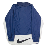 NIKE Mens Windbreaker Jacket Blue 90s Colourblock S
