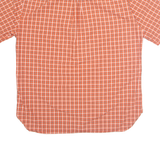 TOMMY HILFIGER Mens Shirt Orange Check L