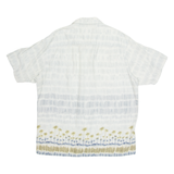WOOLRICH Beach Mens Shirt Blue Crazy Pattern L