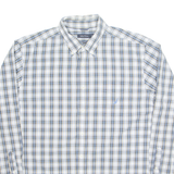 NAUTICA Mens Shirt Grey Check Long Sleeve XL