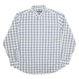 NAUTICA Mens Shirt Grey Check Long Sleeve XL
