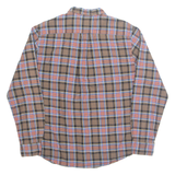TOMMY HILFIGER Slim Fit Mens Shirt Brown Check Long Sleeve L