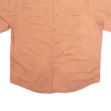 WRANGLER Mens Plain Shirt Orange XL