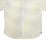 TOMMY HILFIGER Mens Shirt Yellow Check XL