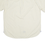 TOMMY HILFIGER Mens Shirt Yellow Check XL