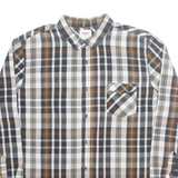 LEVI'S Mens Shirt Black Check Long Sleeve XL
