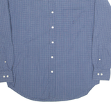 NAUTICA Mens Shirt Blue Check Long Sleeve L