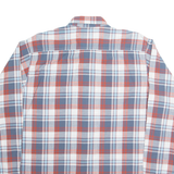 WRANGLER Mens Shirt Blue Check Long Sleeve L