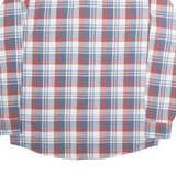 WRANGLER Mens Shirt Blue Check Long Sleeve L