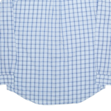 NAUTICA Mens Shirt Blue Check Long Sleeve L