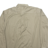 NAUTICA Mens Plain Shirt Green Long Sleeve L